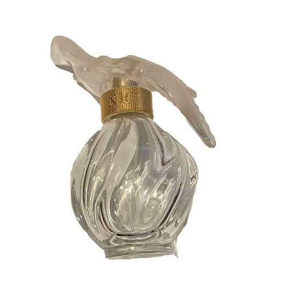 LALIQUE Nina Ricci Two Doves L'Air Du Temps Crystal Perfume EMPTY BOTTLE - Picture 2 of 5
